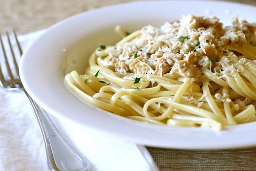 Linguine with clam Sauce