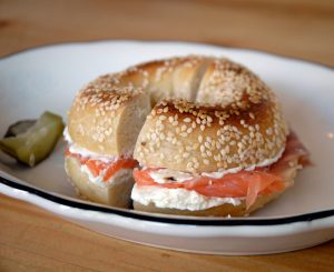 Bagels with Salmon Spread